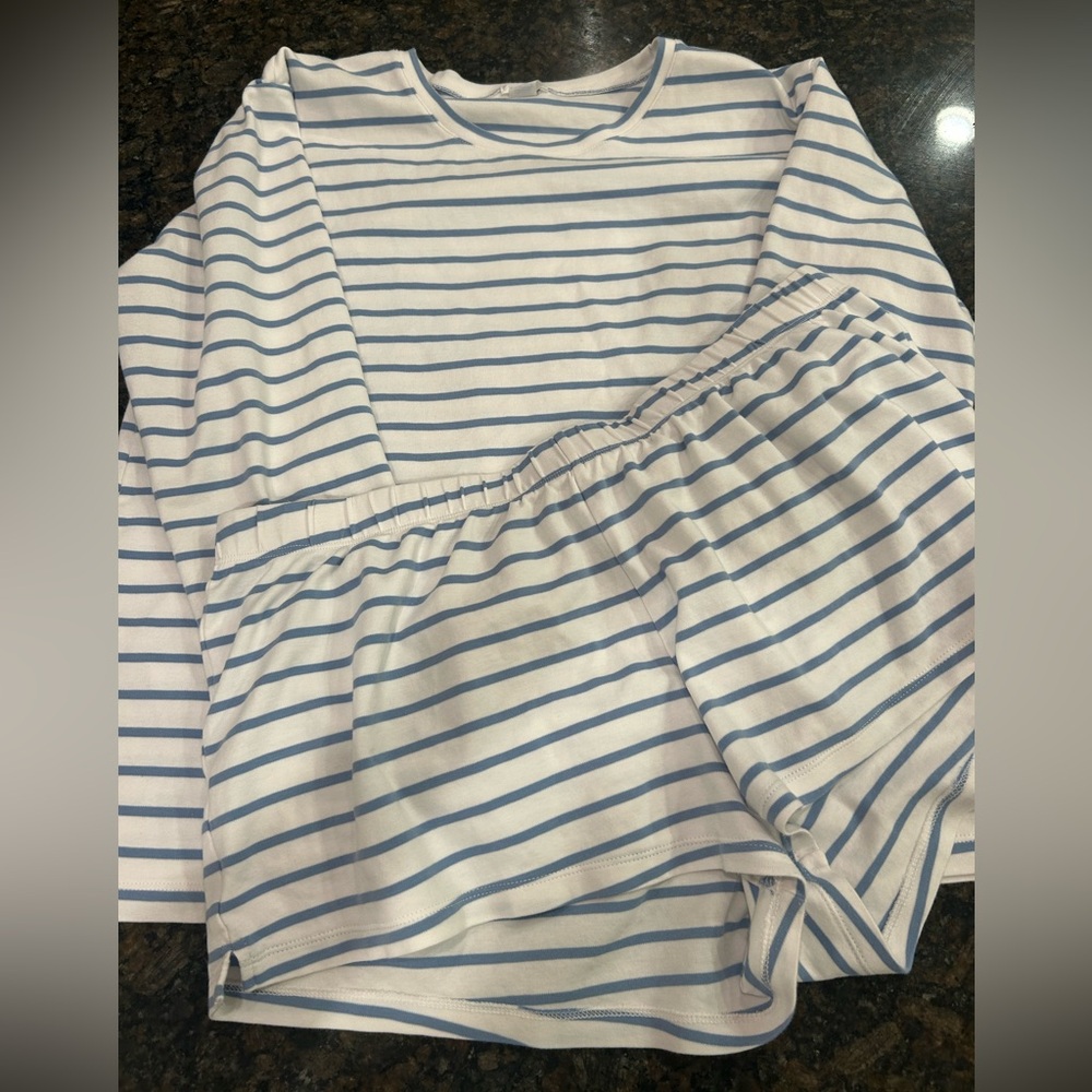 LAKE Pajamas Striped Women's Set XXL